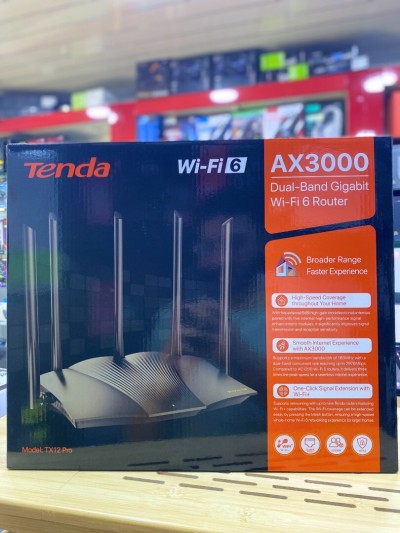 ACCESS POINT TENDA TX12 PRO AX3000 WIFI6 GIGABIT PORTE