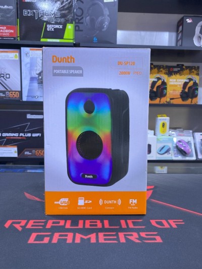 Haut de Parleur DUNTH DU-SP120 2000W SD/MMC CARD/FM RADIO/USB/BLUETOOTH