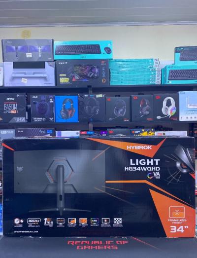 MONITOR HYBROK FLAME HG34WQHD 34" FHD 165HZ 1MS CURVED