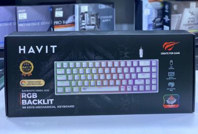KEYBBOARD HAVIT KB881L MECHANICAL RGB TYPE-C 60% |RED SWITCH