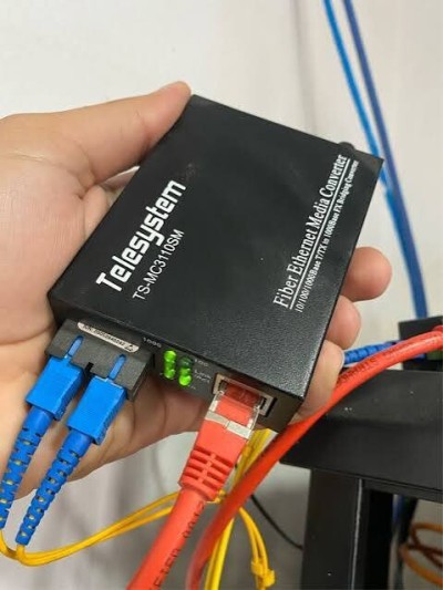 Convertisseur fibre RJ45 monomode