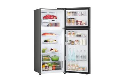 Réfrigérateur 2 portes de 395 L, couleur argent, compresseur Smart Inverter