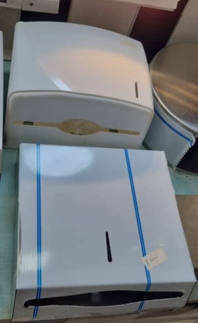 Destributeure papier inox et plastique 