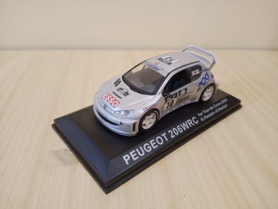Voiture miniature Peugeot 206 WRC Tour de Corse 2000 1/43