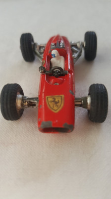 Vintage miniature Ferrari F1, Penny No. 0/4, Made in Italy, 1/64 scale, 60's