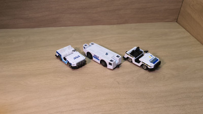 3 Véhicules miniatures, camion de service d'aéroport pour maquette, modélisme