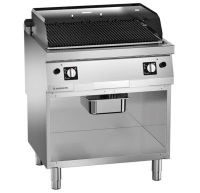  GRILLADE BARREAUDEE GAZ SUR SUPPORT OUVERT MARQUE ANGELOPO / ITALIE