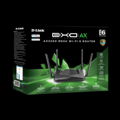  Router D-Link EXO AX AX3200 Mesh Wi-Fi 6 
