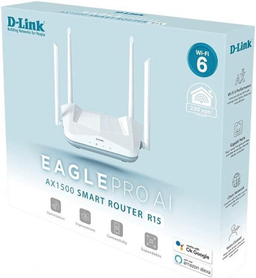 Router  D-Link AX1500 Smart R15 WIFI 6