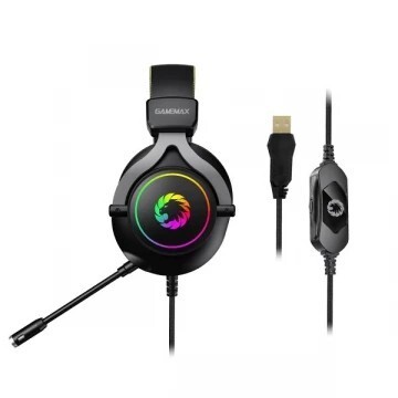 GAMEMAX HG3600 Casque microphone Gaming USB-7.1 ARGB
