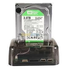 STATION D ACCUEIL USB 2.0 2.5" 3.5" 2 HDD IDE/STA + SD USB3.0 S8