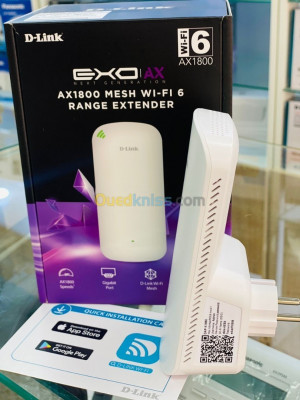 D-link routeur/extender Wi-Fi 6 EXO AX1800 Mesh DAP-X1860
