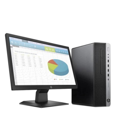 Pc De Bureau Hp Pro 400 G4 i3-6100 - 4 Gb - 128 Gb SSD 19.5"