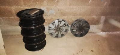 4 enjoliveurs fiat 500 etat neuf - Alger Algérie