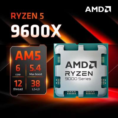 PROCESSEUR AMD RYZEN 5 9600X 6-COEURS 12-THREADS 4.7GHZ 64MO CACHE 170W BOX