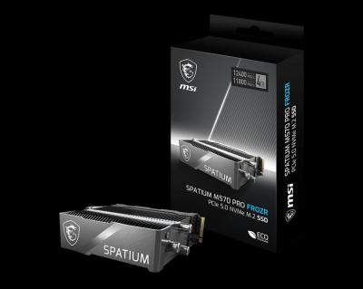 DISQUE SSD MSI SPATIUM M570 PRO PCIe 5.0 NVMe M.2 FROZR  12400MB/S GEN5