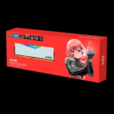 RAM XPG SPECTRIX RGB DDR4 3200MHZ BLACK / WHITE (UNIQUEMENT EN CONFIGUE لا تباع وحدها)