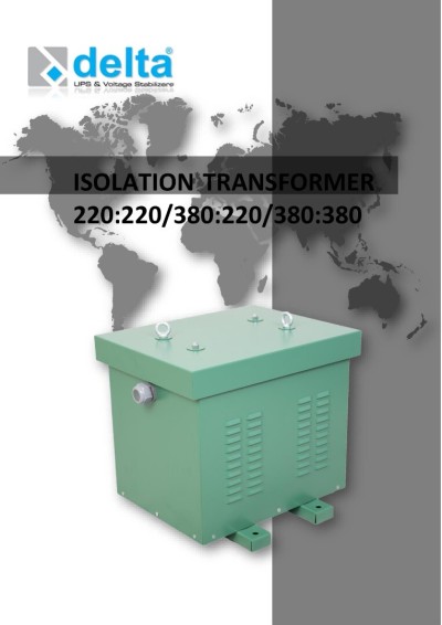 TRANSFORMATEUR D'ISOLEMENT 