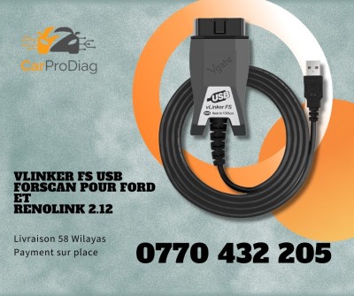vLinker FS USB Renolink 2.12 scanner Forscan Pour Ford