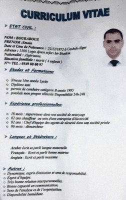 transport-chauffeurs-chauffeur-superviseur-demarcheur-birkhadem-alger-algerie