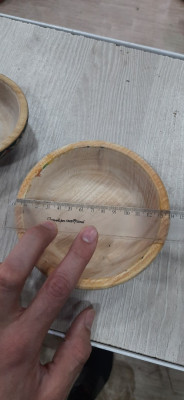 صحون خشبية بكل الأحجام 14cm