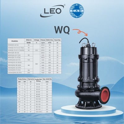 POMPE POUR LES EAUX CHARGEE