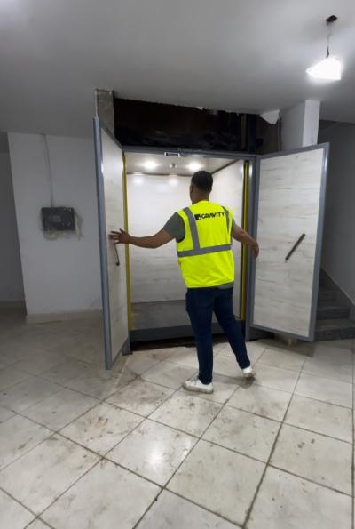 Montecharge Marchandise Hydraulique Fabrication Sur Mesure - GRAVITY ALGERIE- Interne Ou Externe