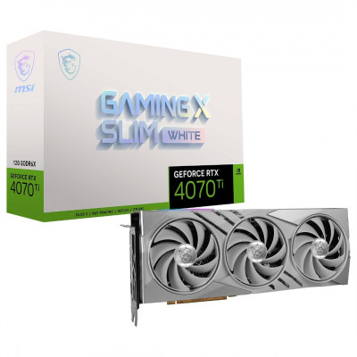 MSI GeForce RTX 4070 Ti GAMING X SLIM WHITE 12Go