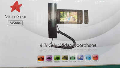 VIDEO DOORPHONE 4.3" COLOR MULTISTAR MS446  