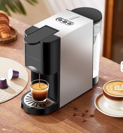 Machine à Café à Capsules Et Poudre TRUSTMANN 6En1, Pompe 19 Bars, 1450W