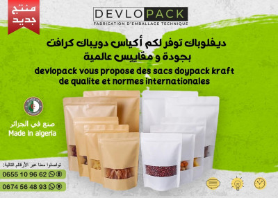 Sac Doypack Transparent sans zip - inpak emballage