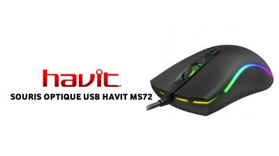 SOURIS OPTIQUE HAVIT MS72 RGB