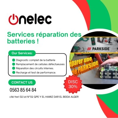 Réparation Batterie Visseuse / Outillage Portatif Industriel  lithium-ion / NiMH / NiCd