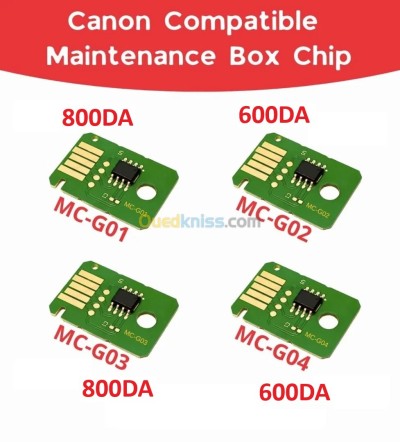 Puce compatible pour Boitier de maintenance CANON