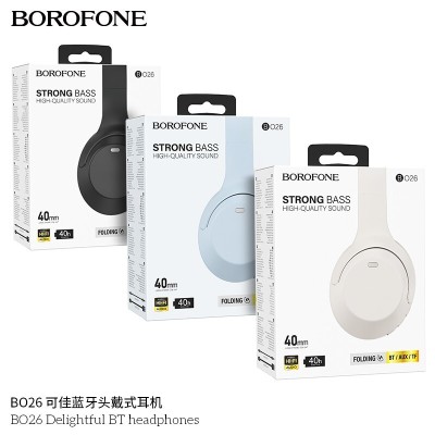 CASQUE BLUETOOTH BOROFONE BO26 - 40H BATTERIE