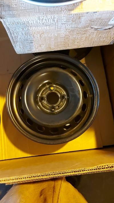 Jante 15" acier d'origine Renault