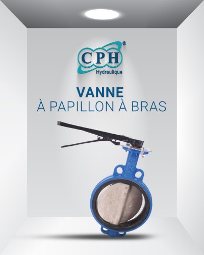 VANNE À PAPILLON À BRAS (WAFER)