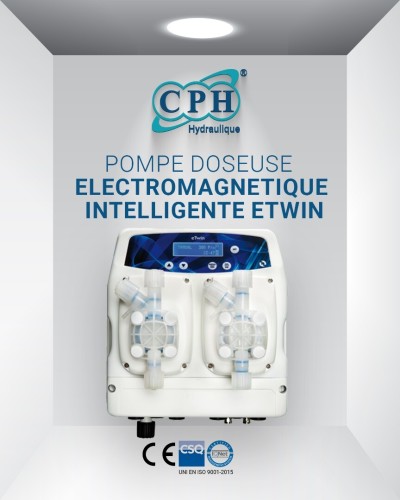 POMPE DOSEUSE ELECTROMAGNETIQUE INTELLIGENTE eTWIN 