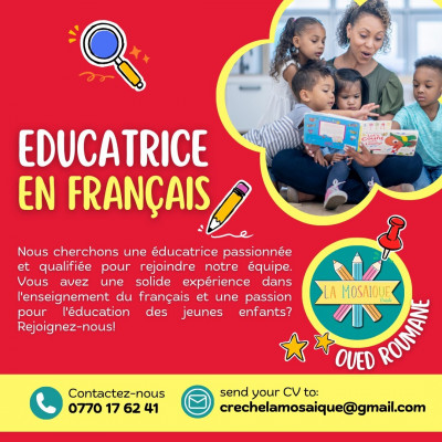 education-formations-educatrice-en-francais-el-achour-alger-algerie