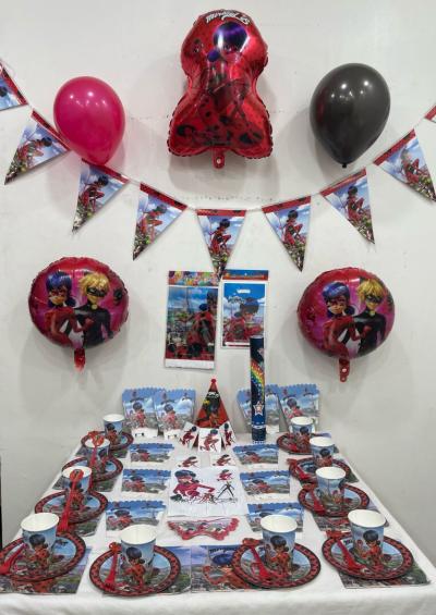 Coffret anniversaire theme miraculeuse alger ديكورات اعياد الميلاد للأطفال 