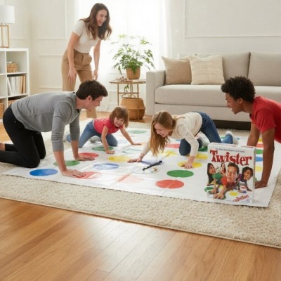 Jeu de Société et d'Équilibre pour Enfants-Twister