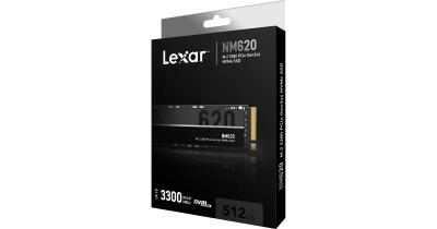 SSD LEXAR M.2 NVMe NM620 PCIe 512GO 3300Mo/s