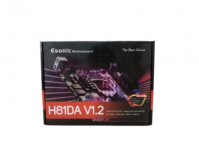 CARTE MERE ESONIC H81DA LGA1150 /2DDR3 1600/04 USB 2.0+02 USB3.0/01 PCI EXPRESS /01 VGA/01 HDMI/01 RJ45