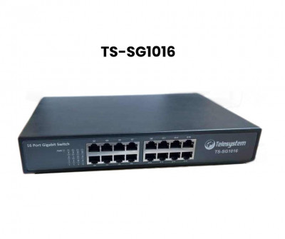  Switch TELESYSTEM TS-SG1024 24PORTS&Switch GigabitTS-SF1216P-250M 16Ports Poe+2Ports+1Ports SFP 