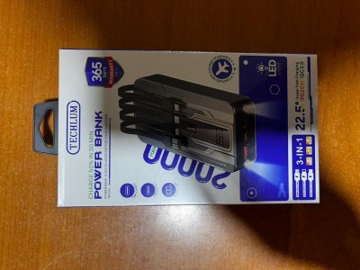 POWER BANK TECHLUM TE-MP31 22.5W 20000MAH 