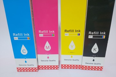 Bouteille D'encre universel 100 ml pack BK/CMY