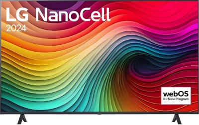 TV LG 65 POUSSE   LG NanoCell NANO80 4K Smart TV AI Magic remote HDR10 webOS24 - 65NANO80T6A (2024)
