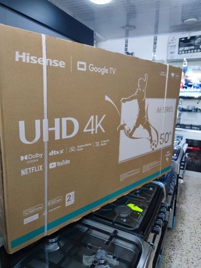 Télévision Hisense Smart TV UHD 50 pousse Google TV New Série A6500