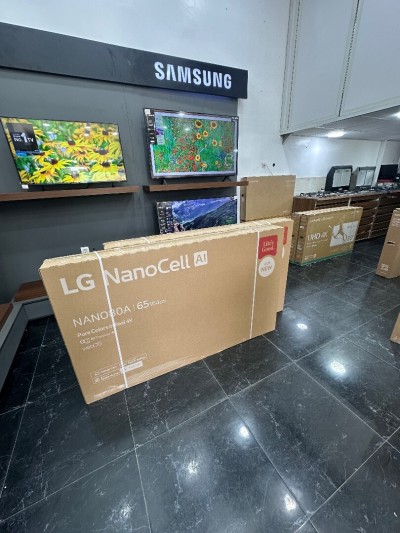 Télévision 65" LG NanoCell AI NANO80 4K Smart TV AI Magic remote HDR10 webOS25 2025 65NANO80A6A