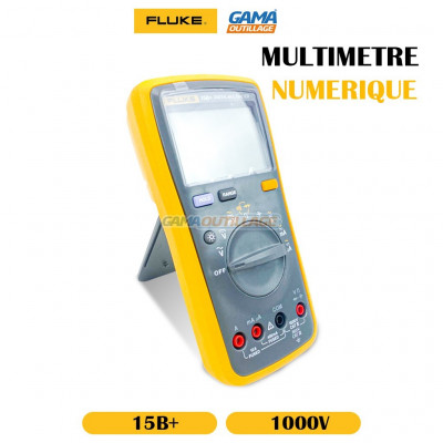 Multimètre metrix digital 1000V 20A LCD I CT44052